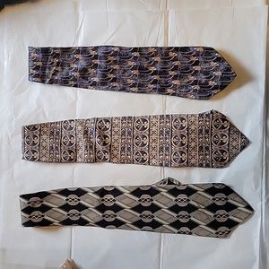 Patterned tie set